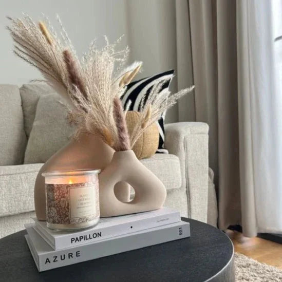 Elegant Oblong Vase Duo – 2-Piece Set