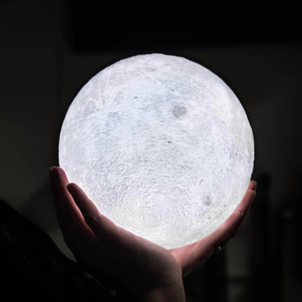 Lunar Glow Moon Lamp - Realistic Moonlight Night Light