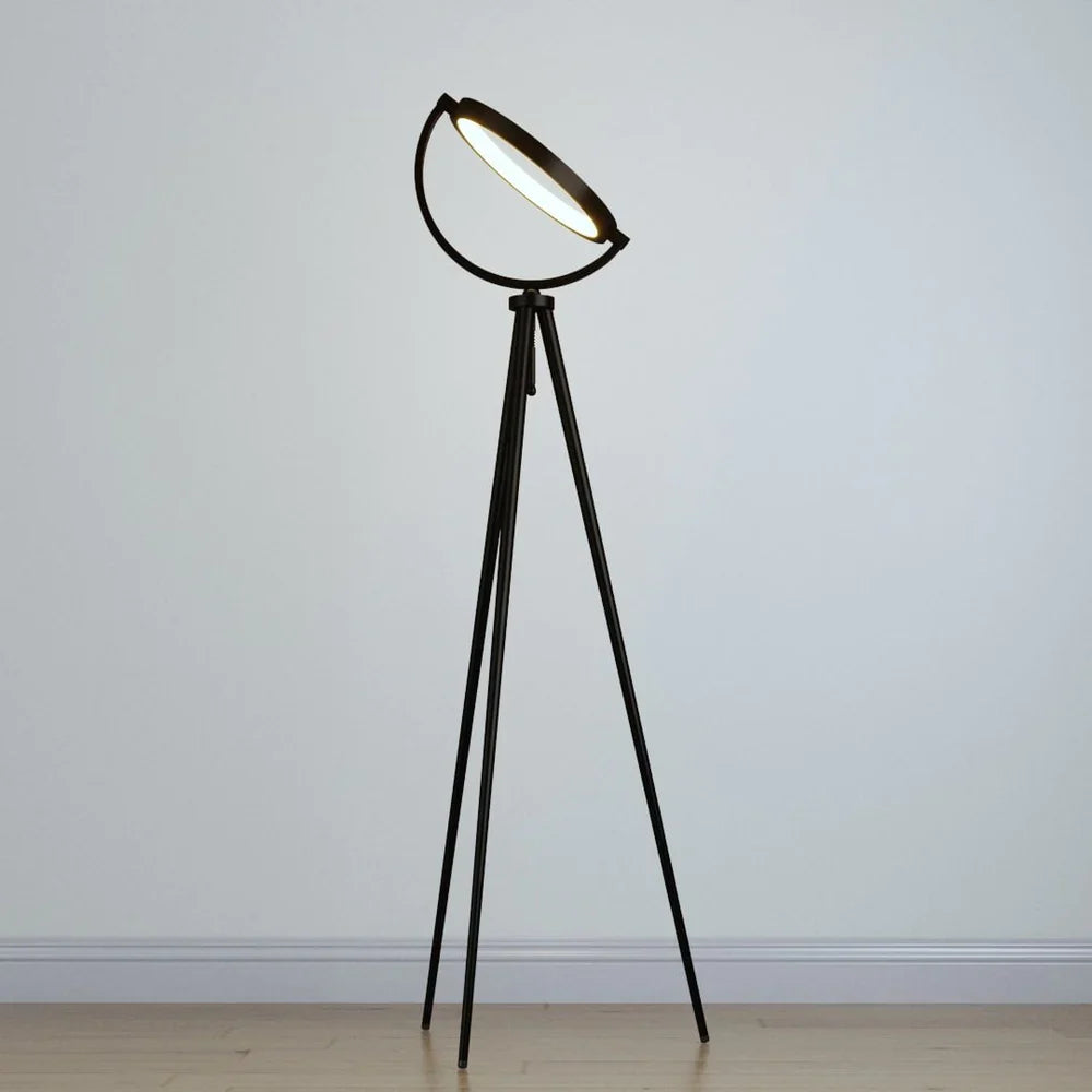 Halo Floor Lamp — Modern LED Lighting with Soft Ambient Glow