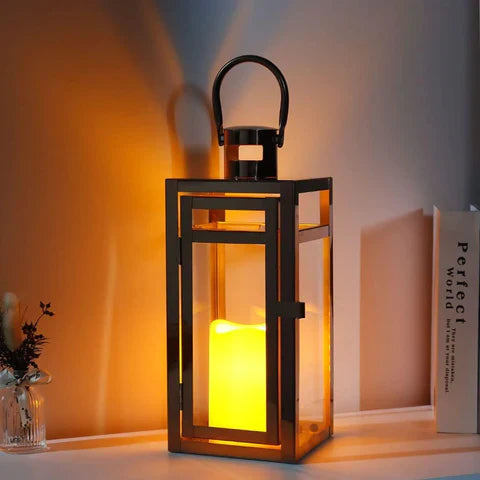 Elegant Three-Piece Candle Lantern Set