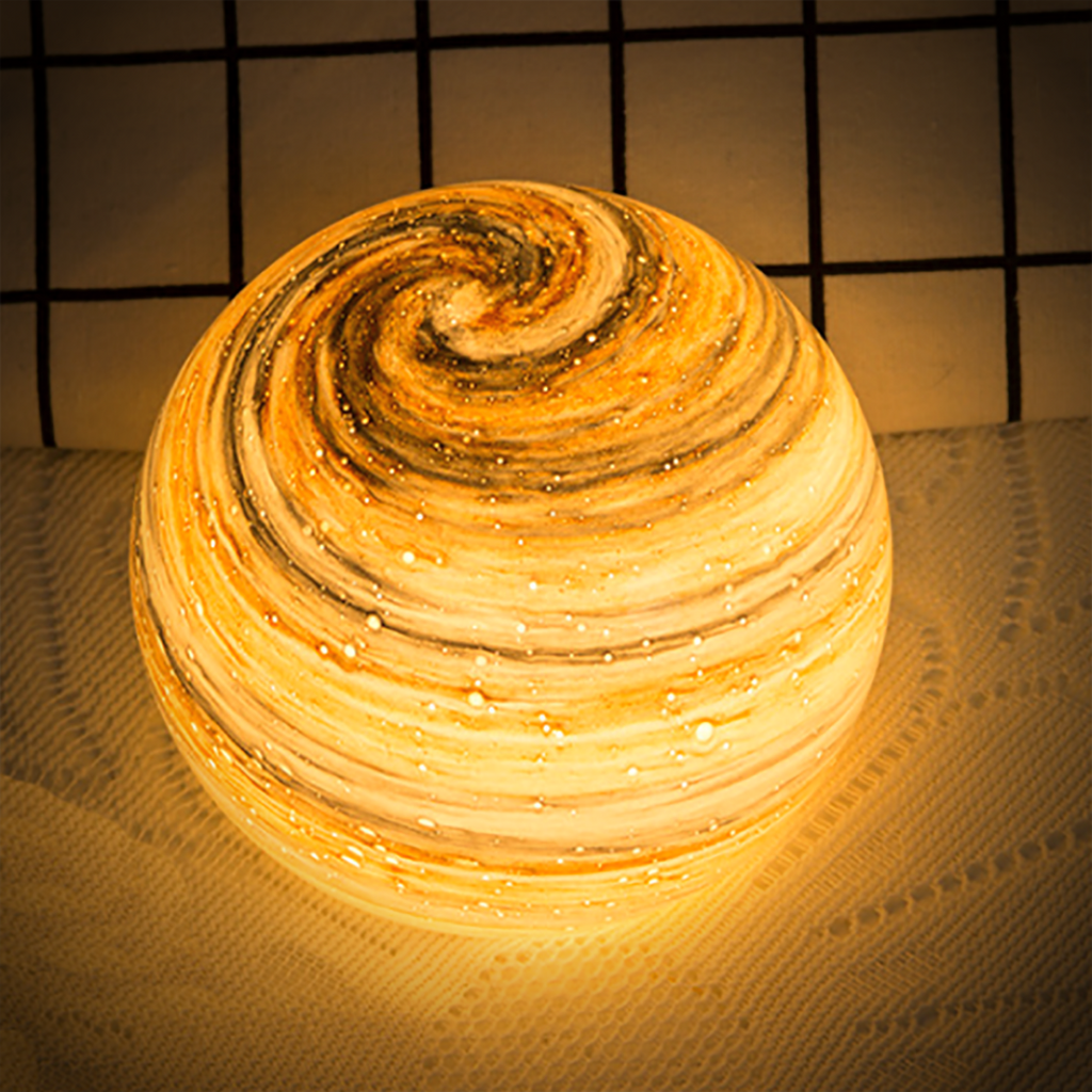 Luminous Glass Moon Lamp