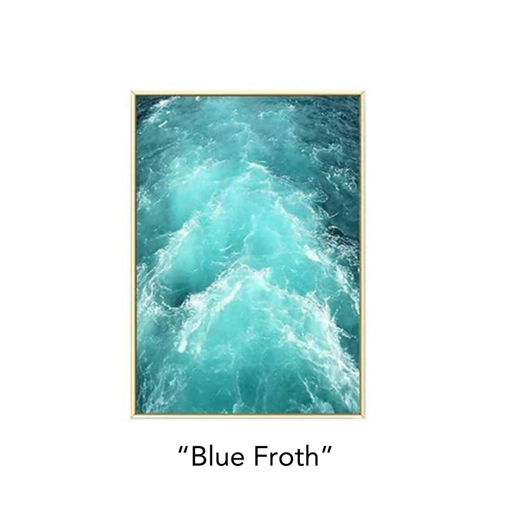 Coastal Waves Canvas - Ocean Breeze Wall Art