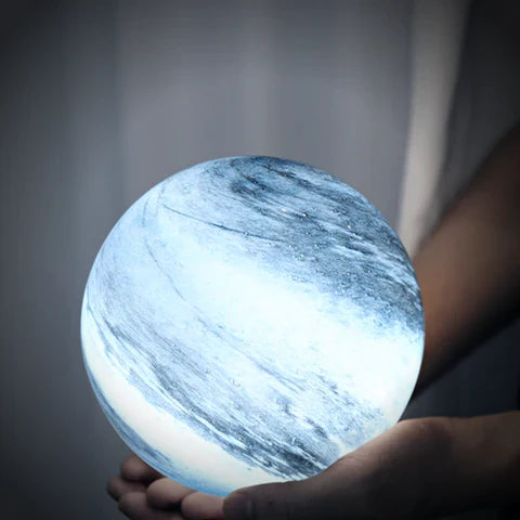 Luminous Glass Moon Lamp