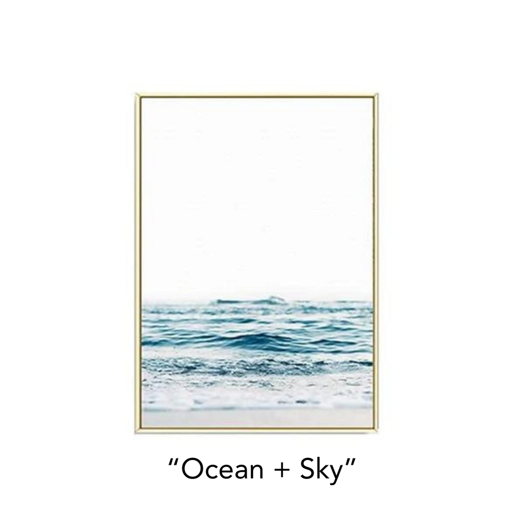 Coastal Waves Canvas - Ocean Breeze Wall Art