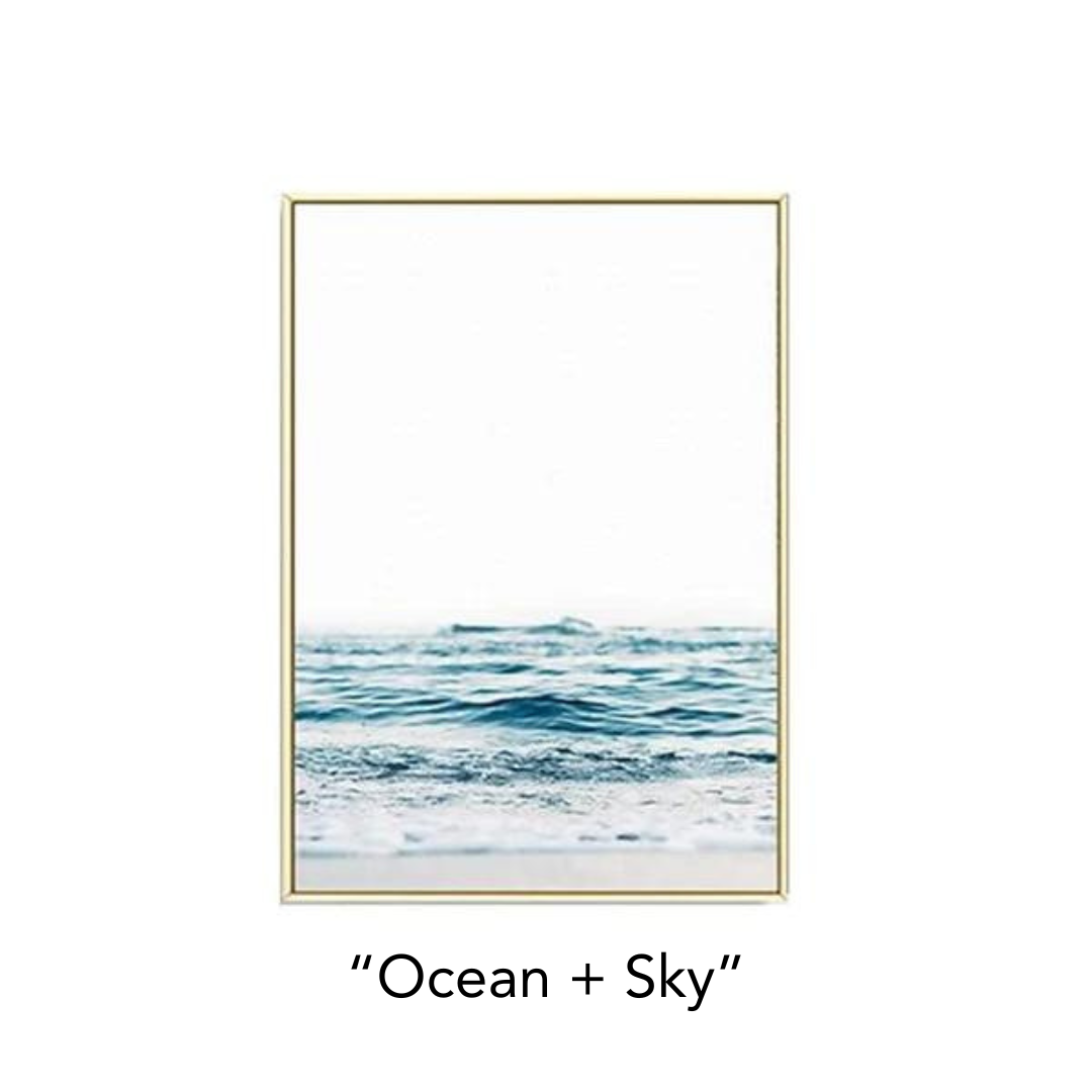 Coastal Waves Canvas - Ocean Breeze Wall Art