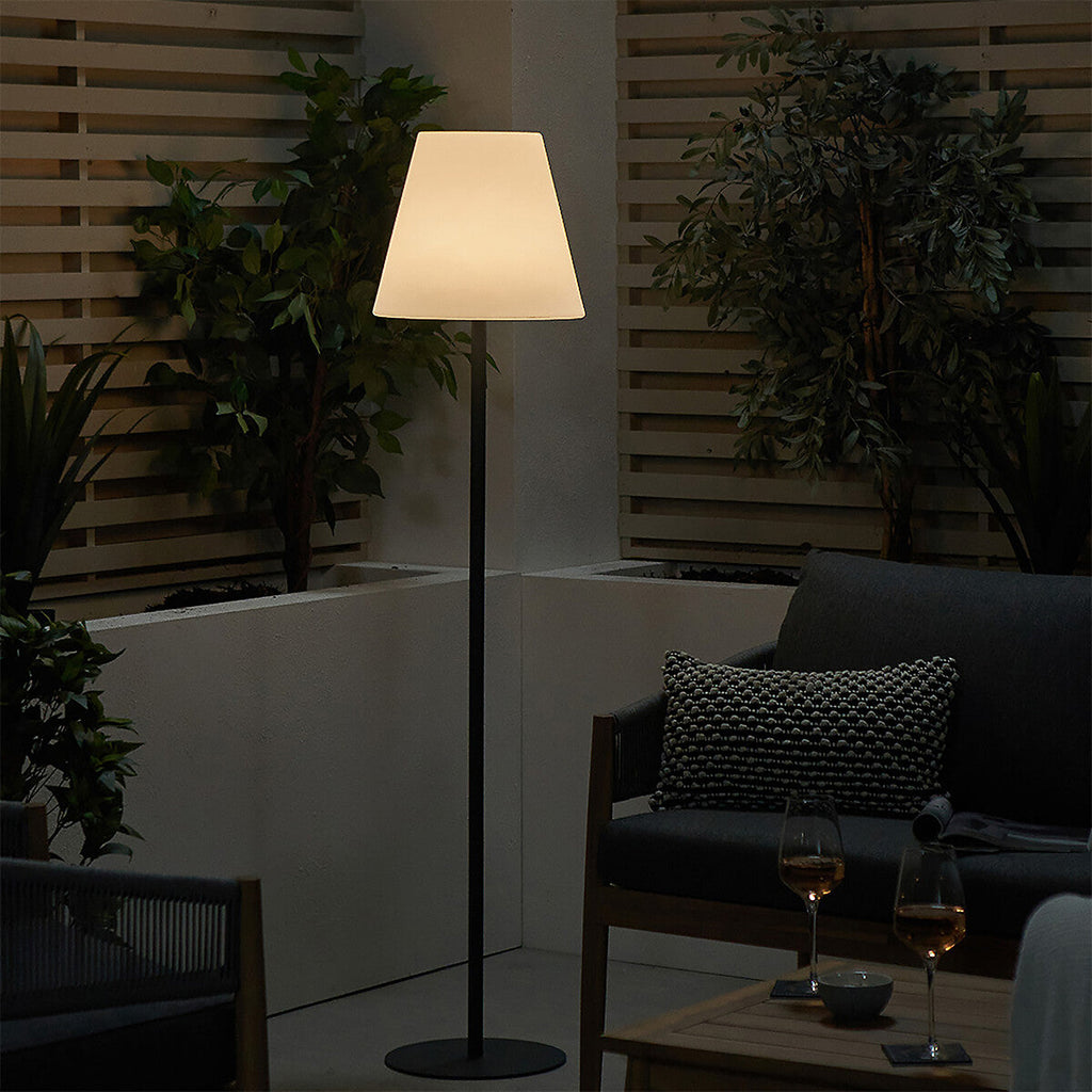 Eco-Friendly Solar-Powered Adjustable Floor Lamp for Versatile Home Lighting