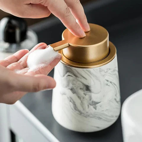 Nordic Marble 4-Piece Luxury Bathroom Accessories Set