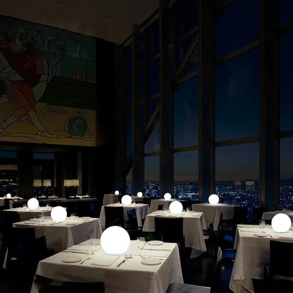 Solar-Powered Waterproof Globe Light