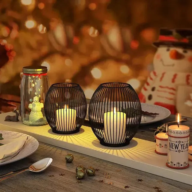 Sturdy Iron Candle Holder Stand