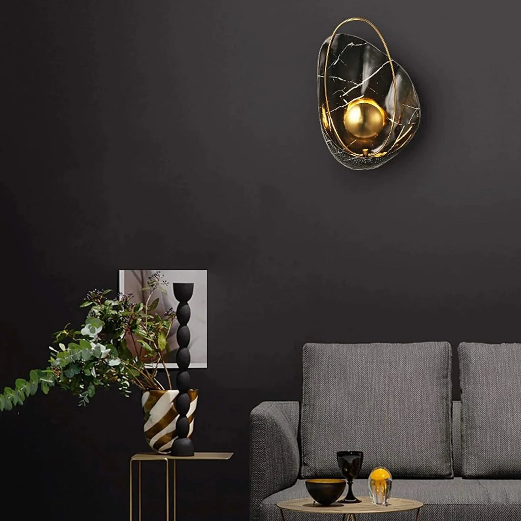 Elegant Marble Wall Sconce Light
