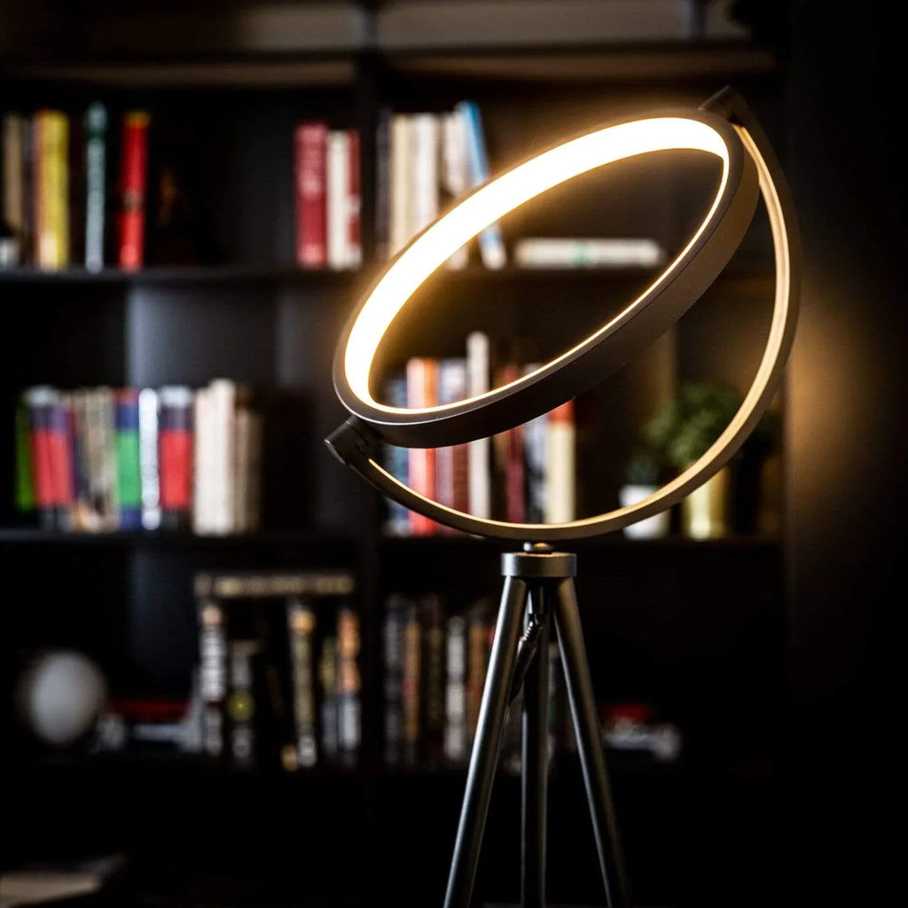 Halo Floor Lamp — Modern LED Lighting with Soft Ambient Glow