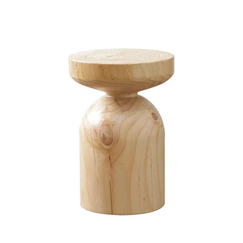 Handcrafted Solid Wood Stool
