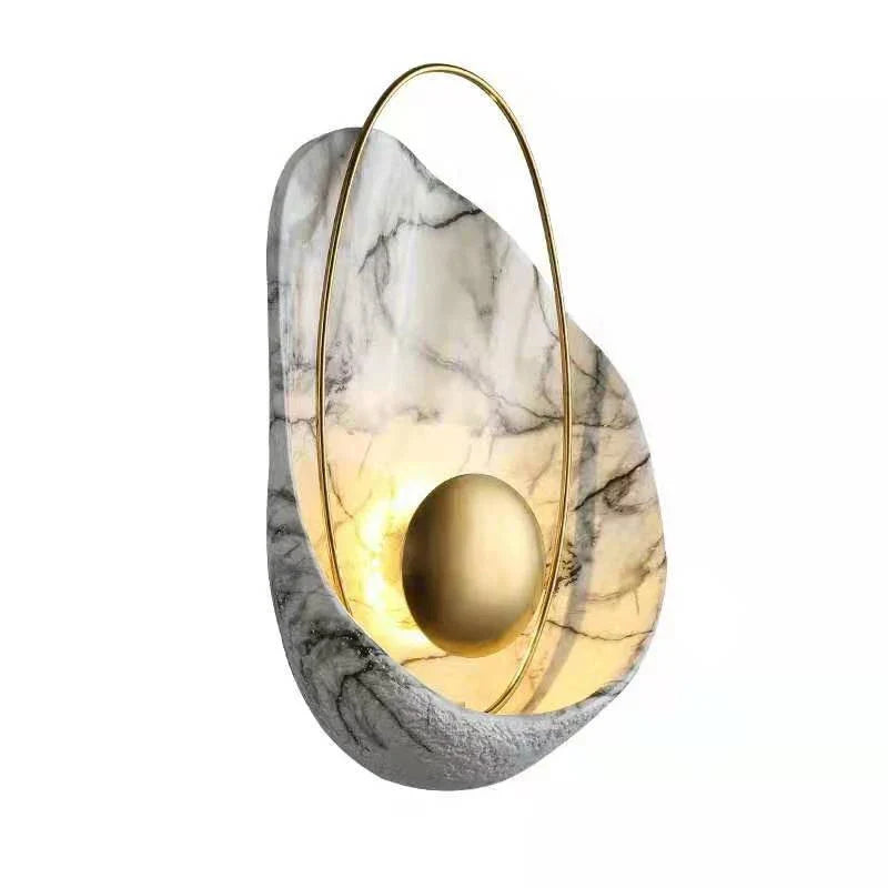 Elegant Marble Wall Sconce Light