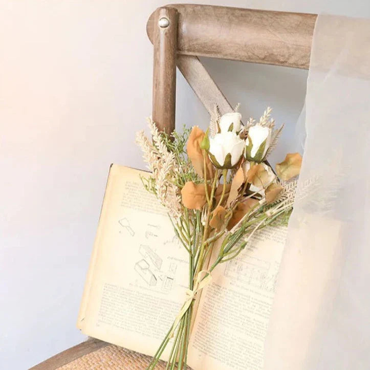 Lifelike Faux Dried Rose Bundle