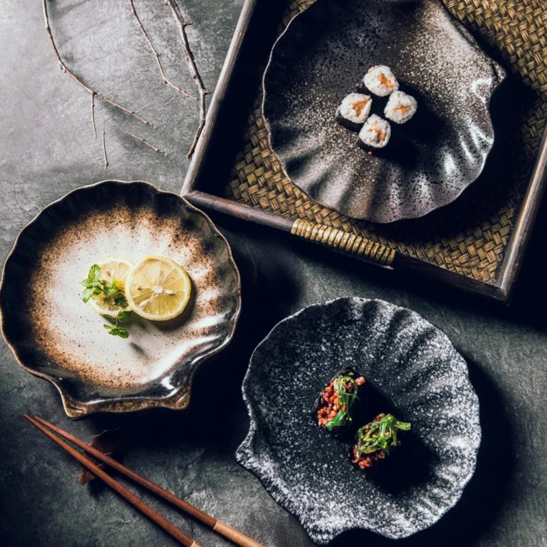 Elegant Shell Plates – Coastal-Inspired Dinnerware