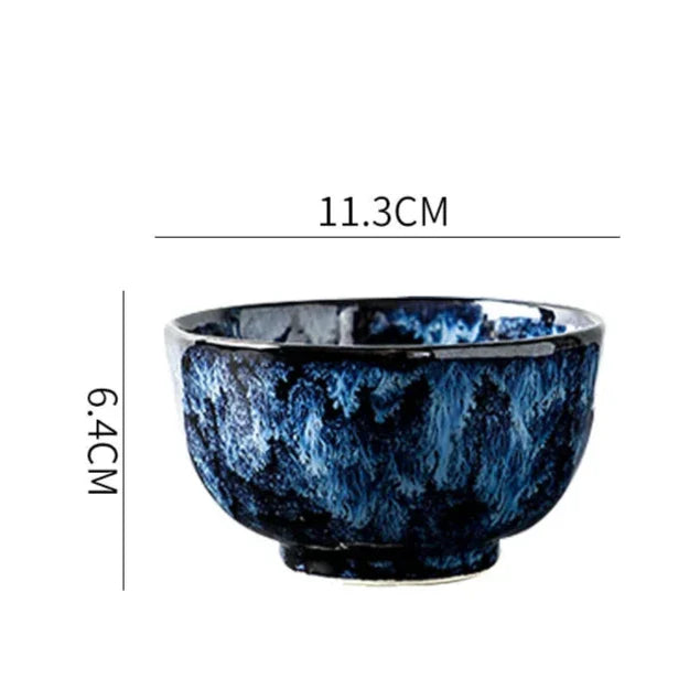 Blue Nebula 10-Piece Dinnerware Set – Sleek, Modern & Durable