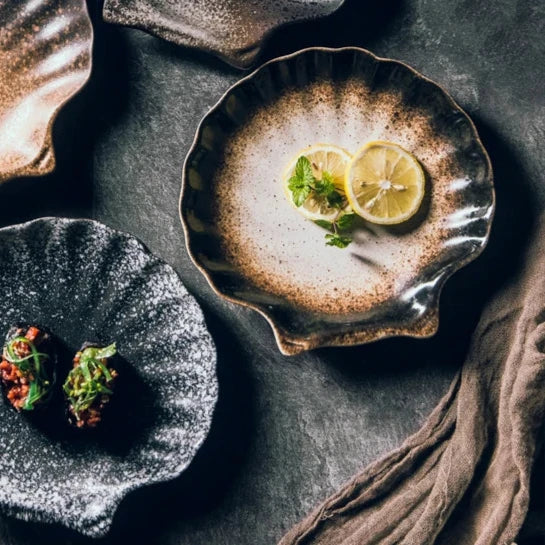 Elegant Shell Plates – Coastal-Inspired Dinnerware