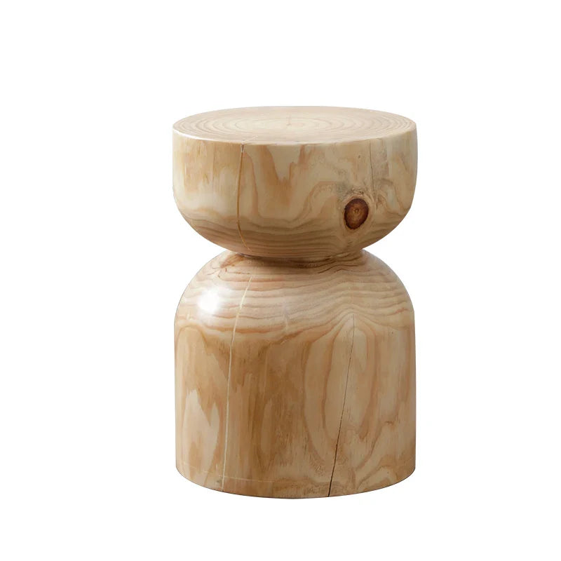 Handcrafted Solid Wood Stool