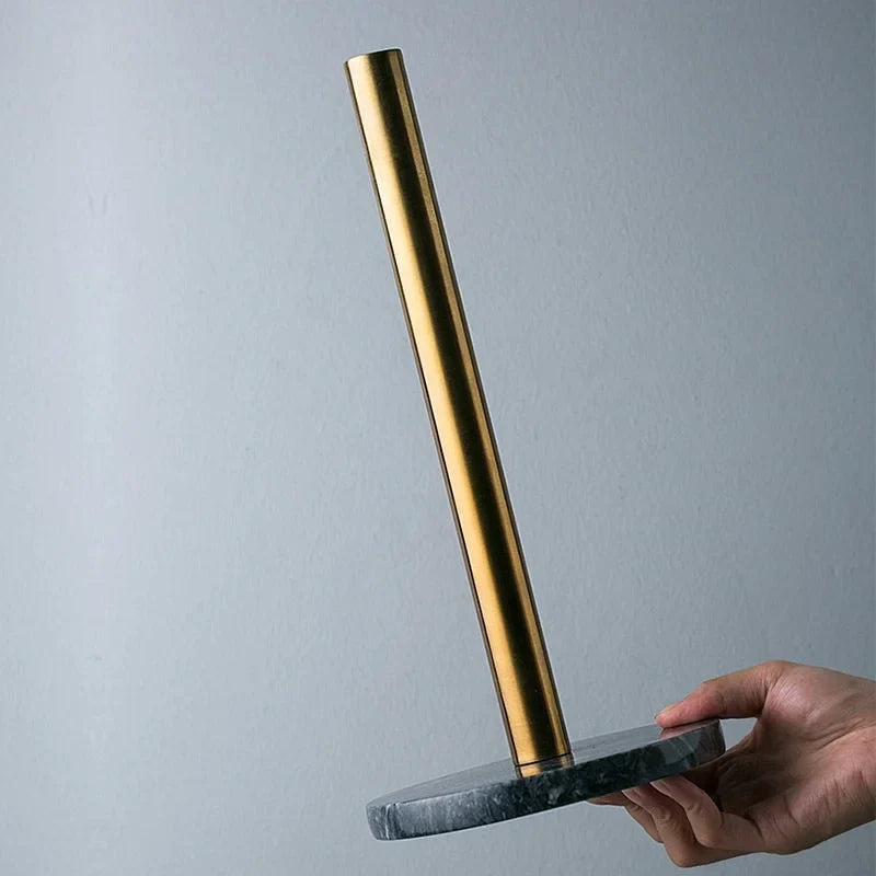 Elegant Marble Paper Towel Holder for a Stylish Kitchen