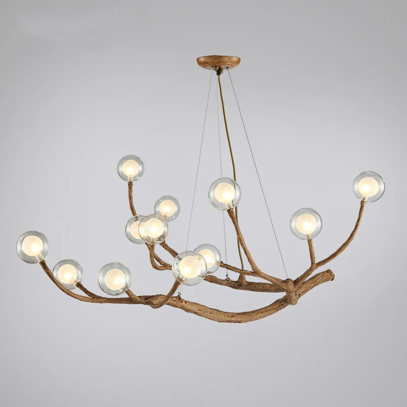 Nature-Inspired Tree Branch Chandelier