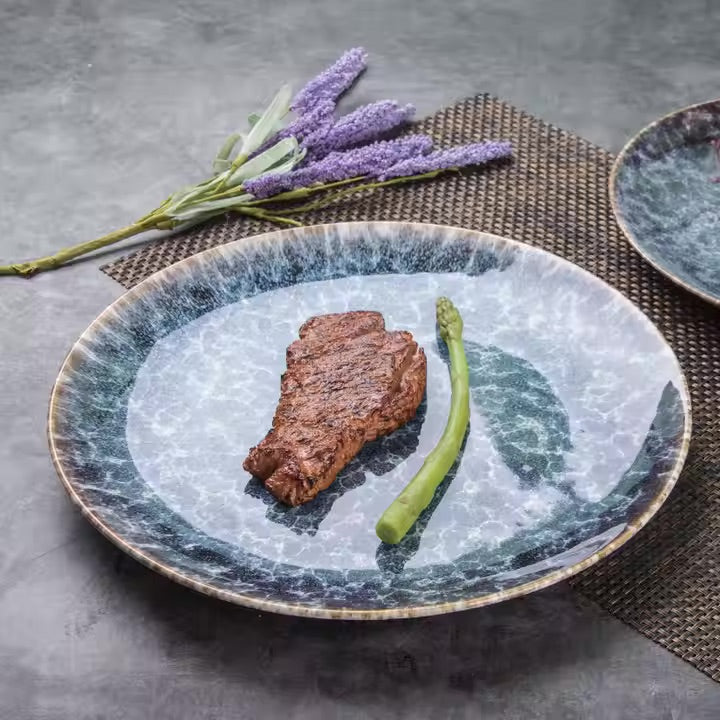 Water Ripple Dinner Plate Set, 6-Piece