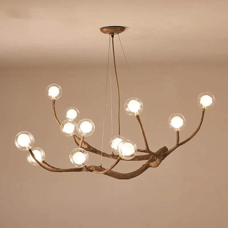Nature-Inspired Tree Branch Chandelier