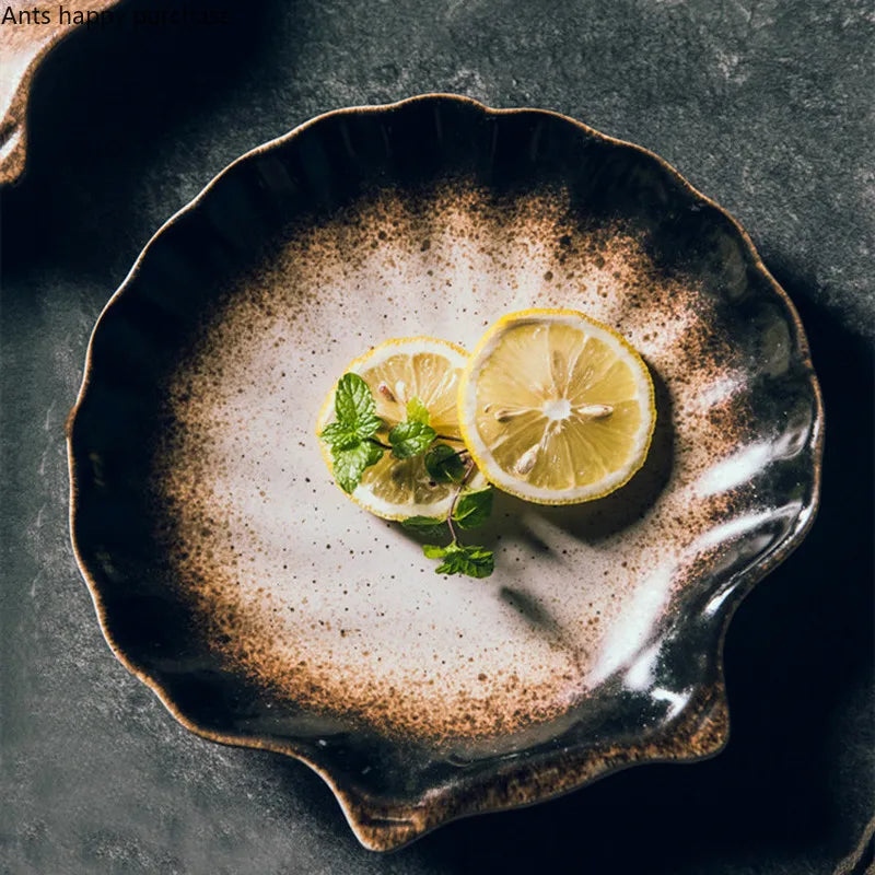 Elegant Shell Plates – Coastal-Inspired Dinnerware
