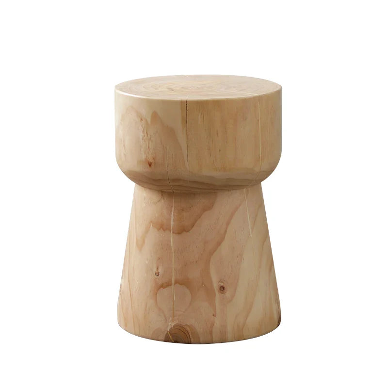 Handcrafted Solid Wood Stool