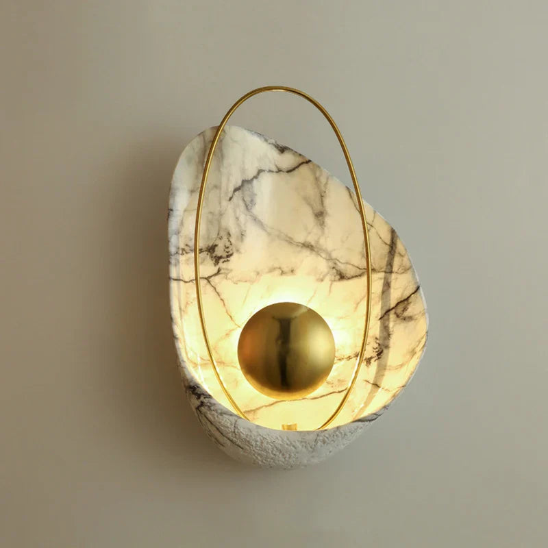 Elegant Marble Wall Sconce Light
