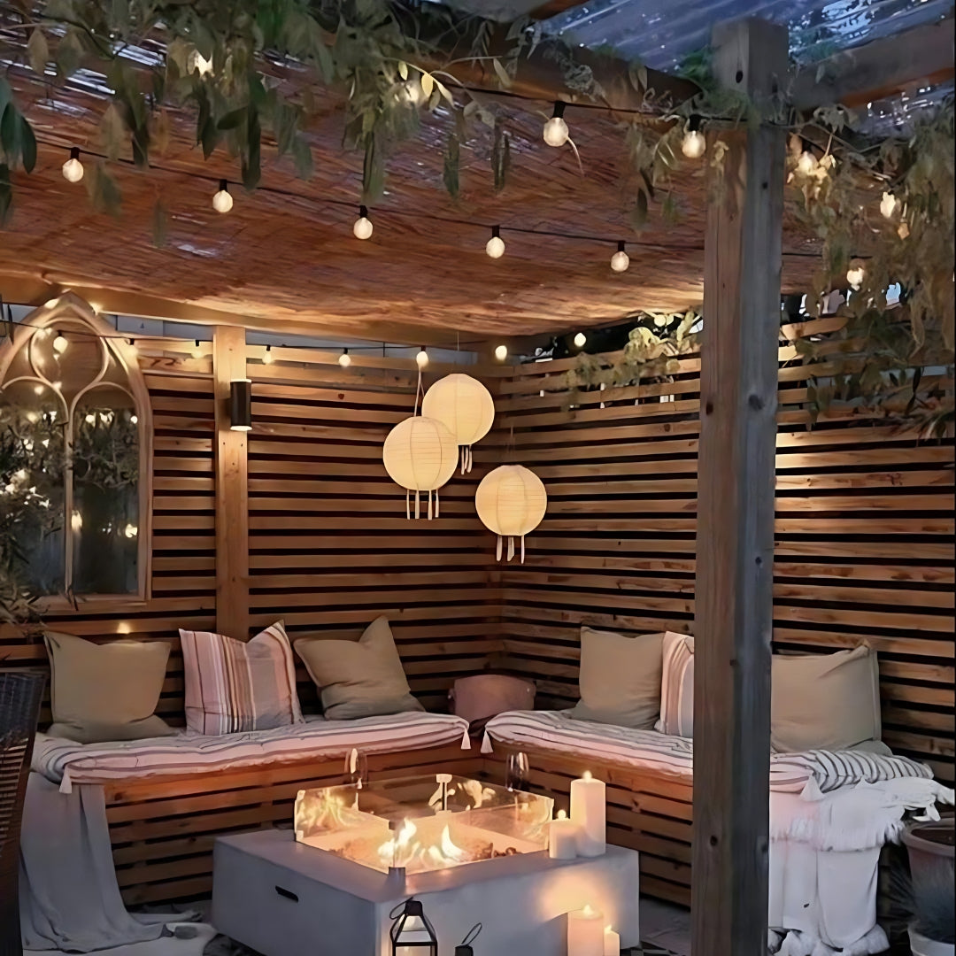 Solar-Powered Outdoor Lantern