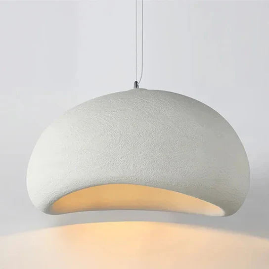 Wabi-Sabi Pendant Light - Rustic, Handcrafted Minimalist Glow
