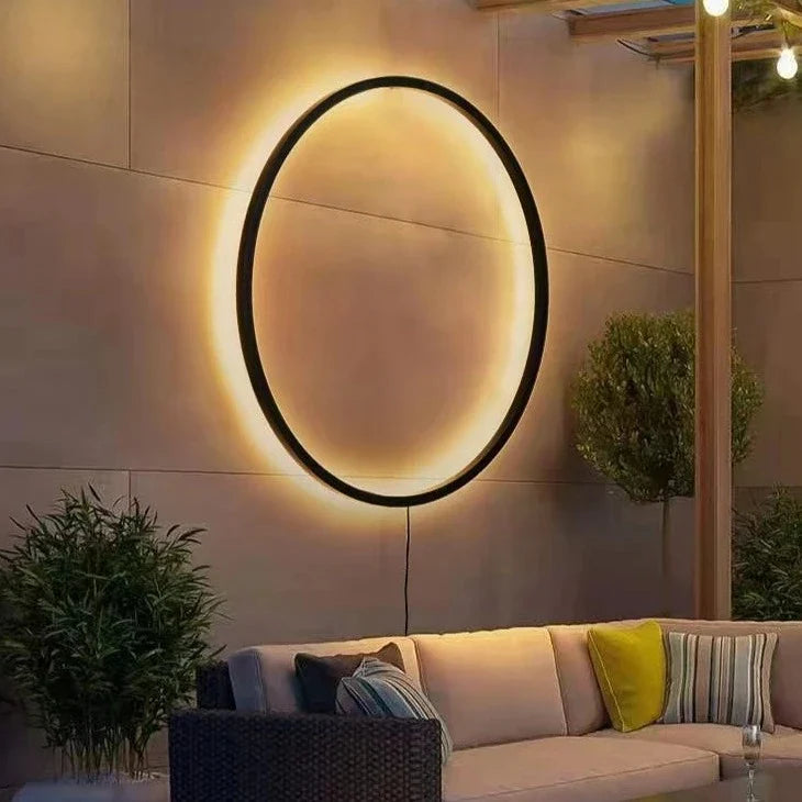 LED Ring Wall Light - Modern, Energy-Efficient Accent Fixture