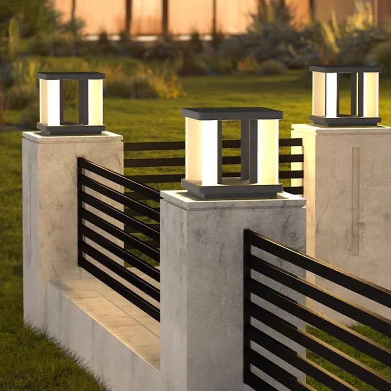 Solar Post Light - Outdoor Pathway Lantern