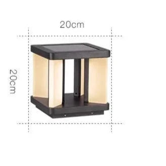 Solar Post Light - Outdoor Pathway Lantern