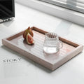 Elegant Rose Marble Tray