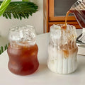 Premium Heat-Resistant Ribbed Tumblers - 4-Piece Set