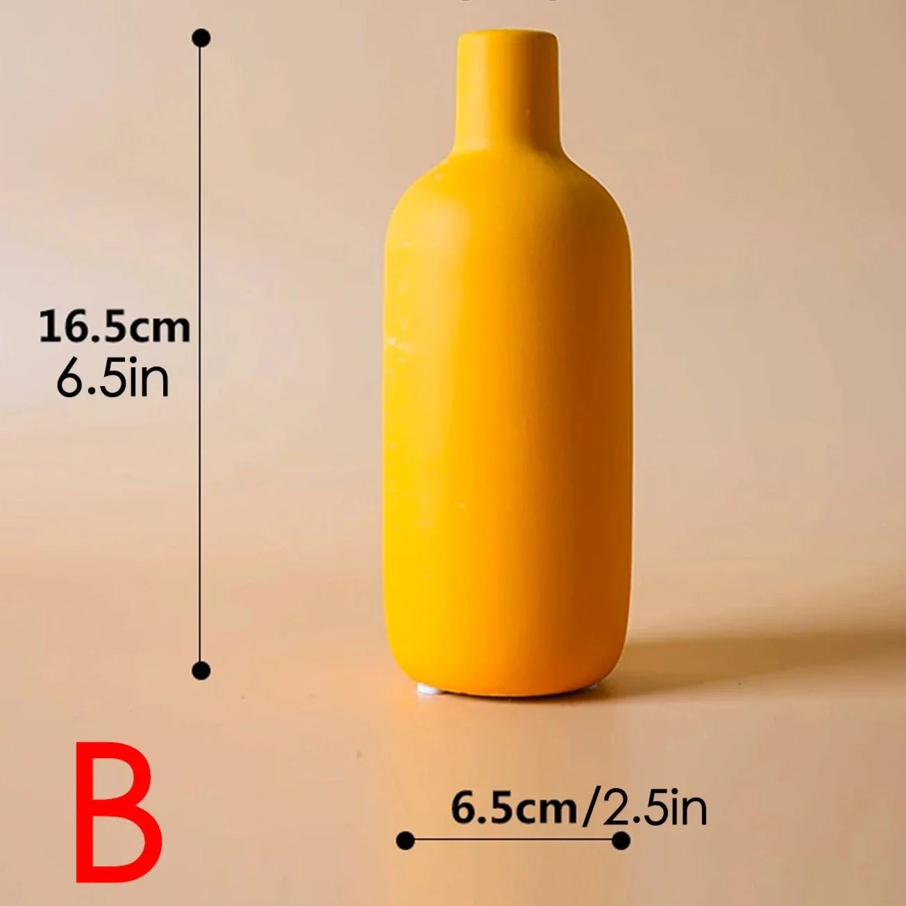 Nordic Ceramic Vase - Sleek Minimalist Home Decor