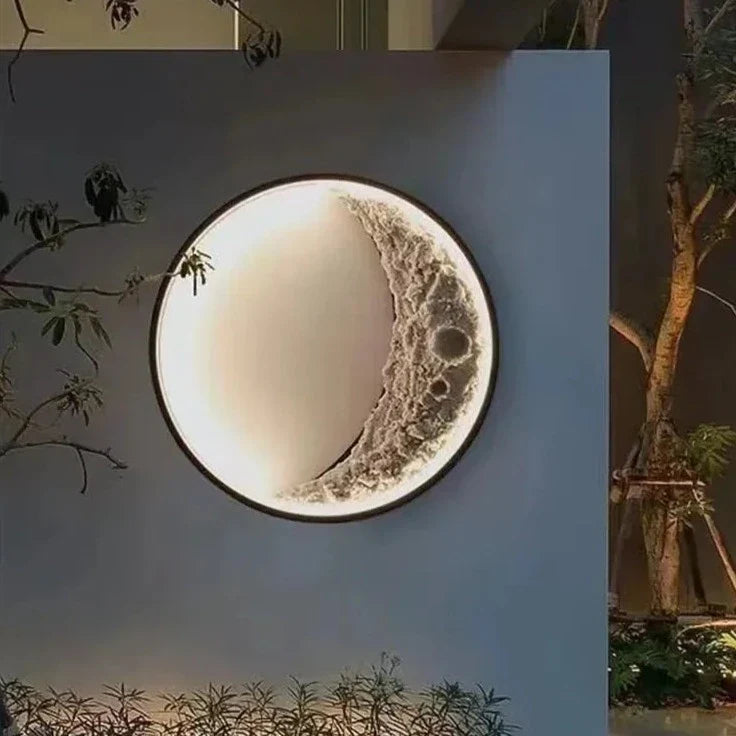 Luminous Crescent Moon Wall Light - Ambient Glow Night Lamp