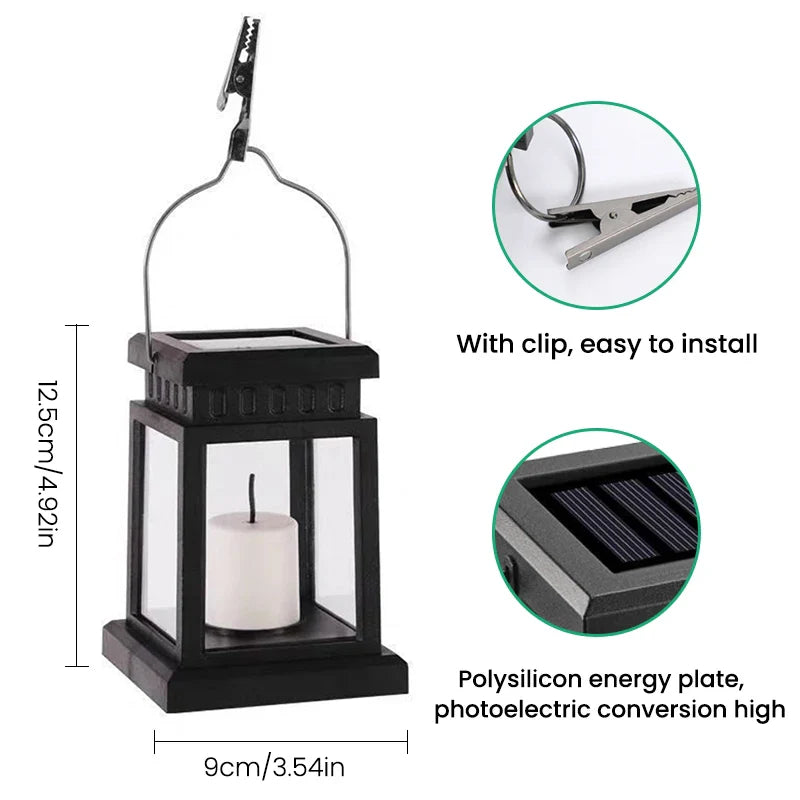 Solar Candle Lantern: Warm, Eco-Friendly Outdoor Lighting