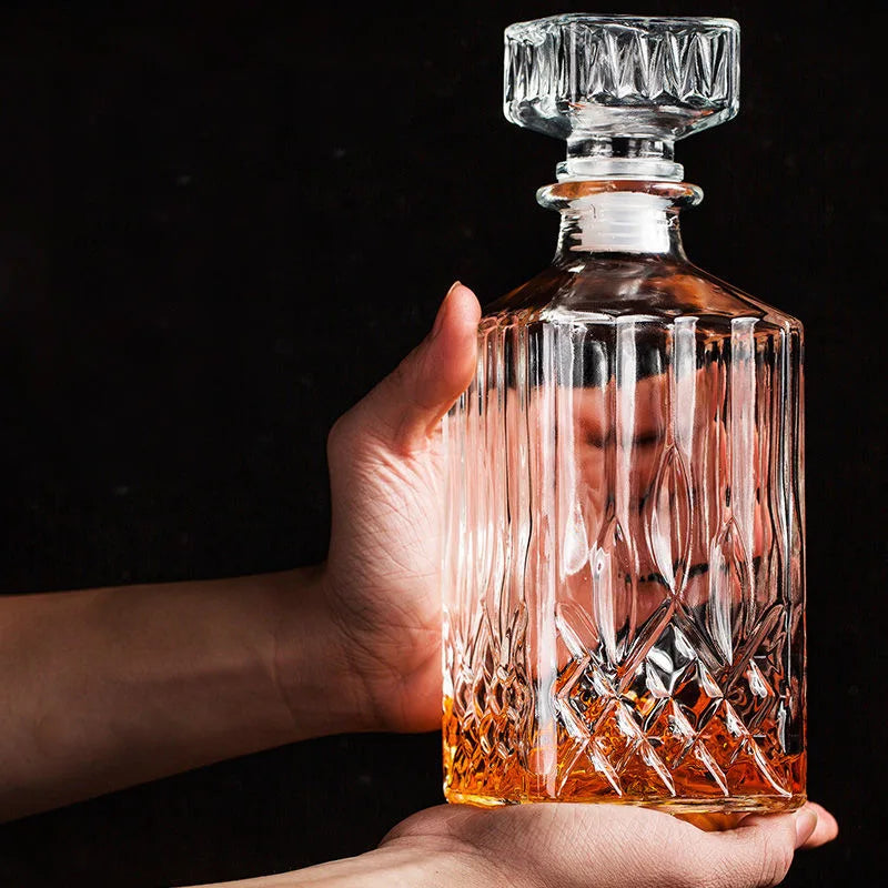 Elegant Spirit Glass Decanters