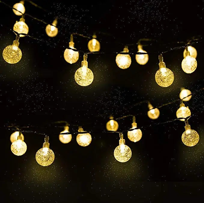 Solar-Powered Twinkle Lights