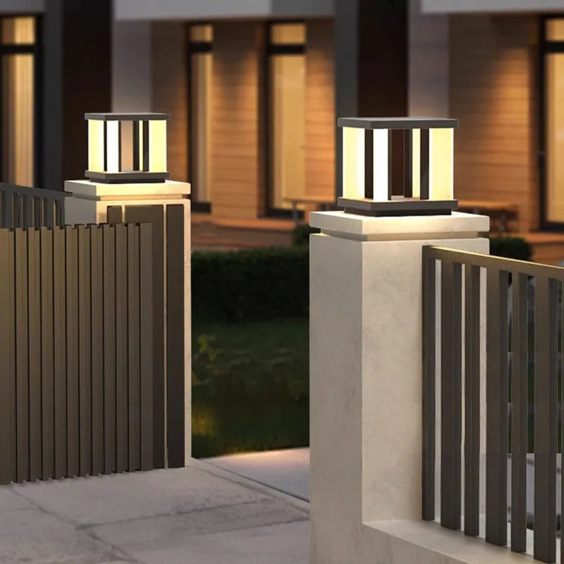 Solar Post Light - Outdoor Pathway Lantern