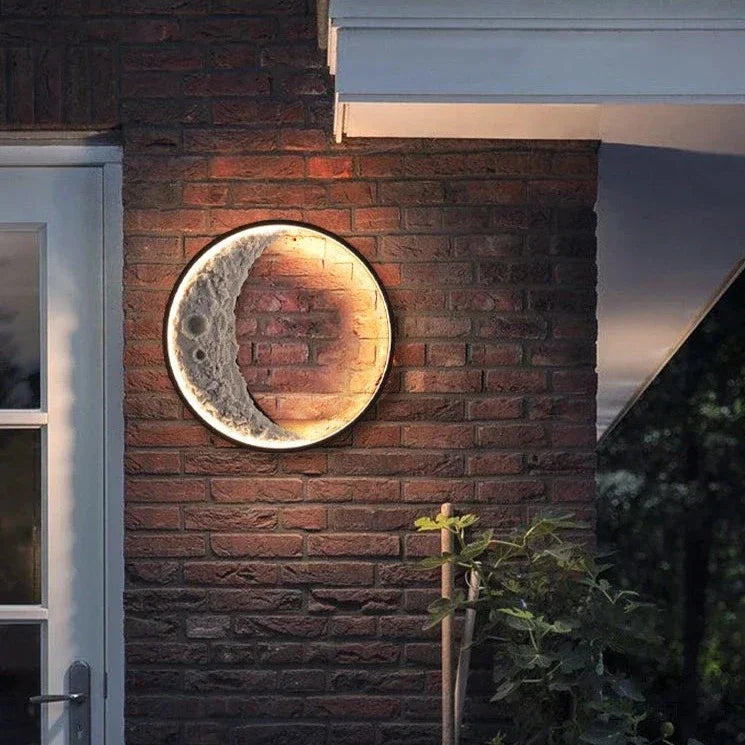 Luminous Crescent Moon Wall Light - Ambient Glow Night Lamp