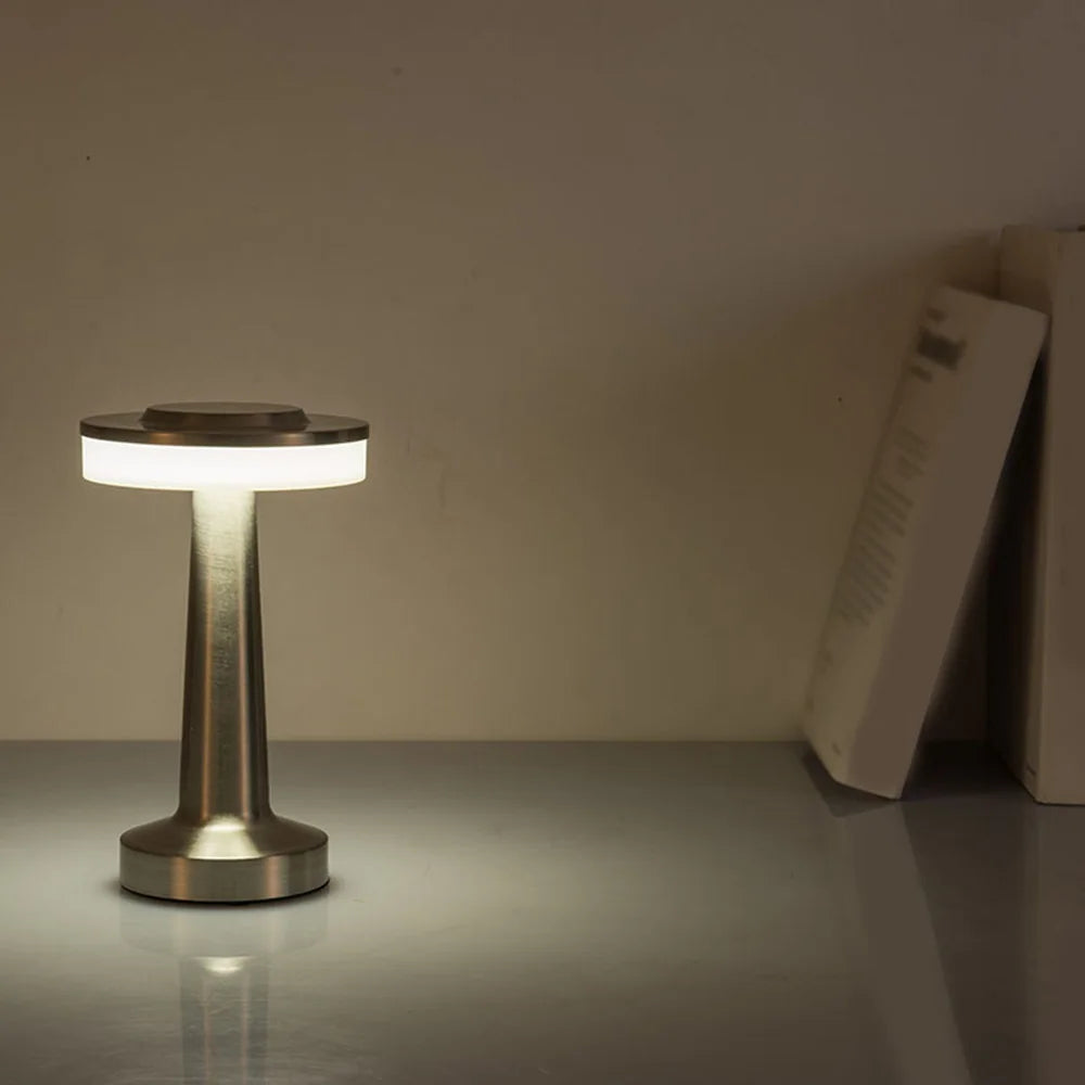 Sleek Chrome Table Lamp for a Modern Look