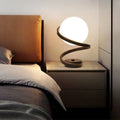 Spiral Globe Table Lamp - Modern, Elegant Accent Lighting