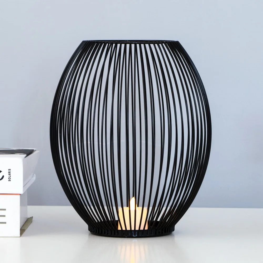 Sturdy Iron Candle Holder Stand