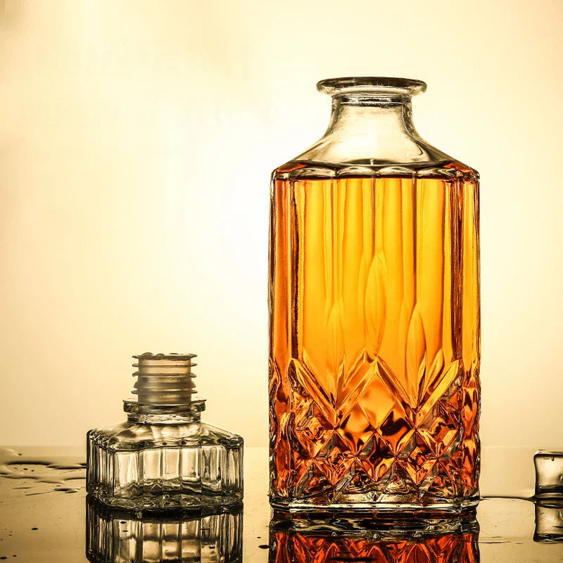 Elegant Spirit Glass Decanters