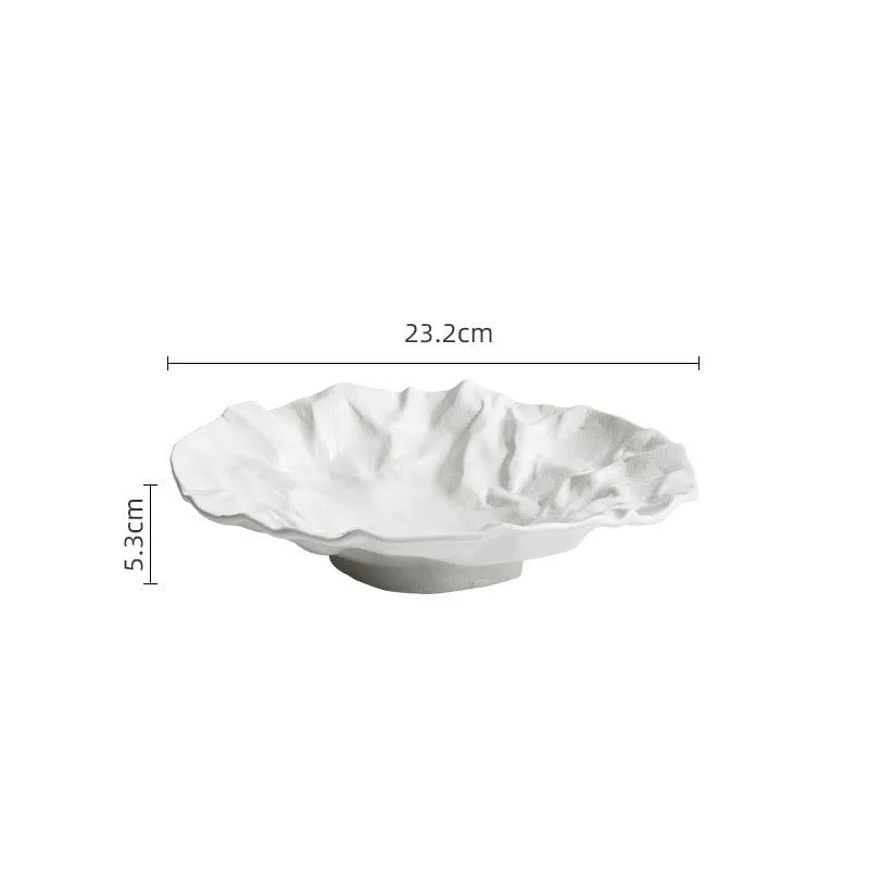 Tidal Ripple Serving Bowl