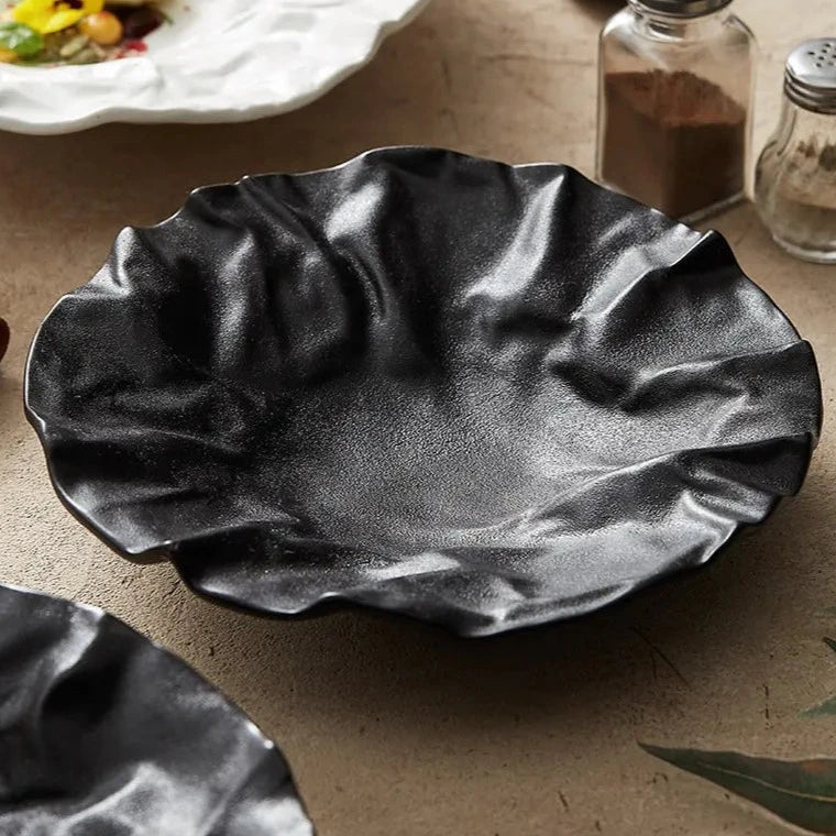 Tidal Ripple Serving Bowl