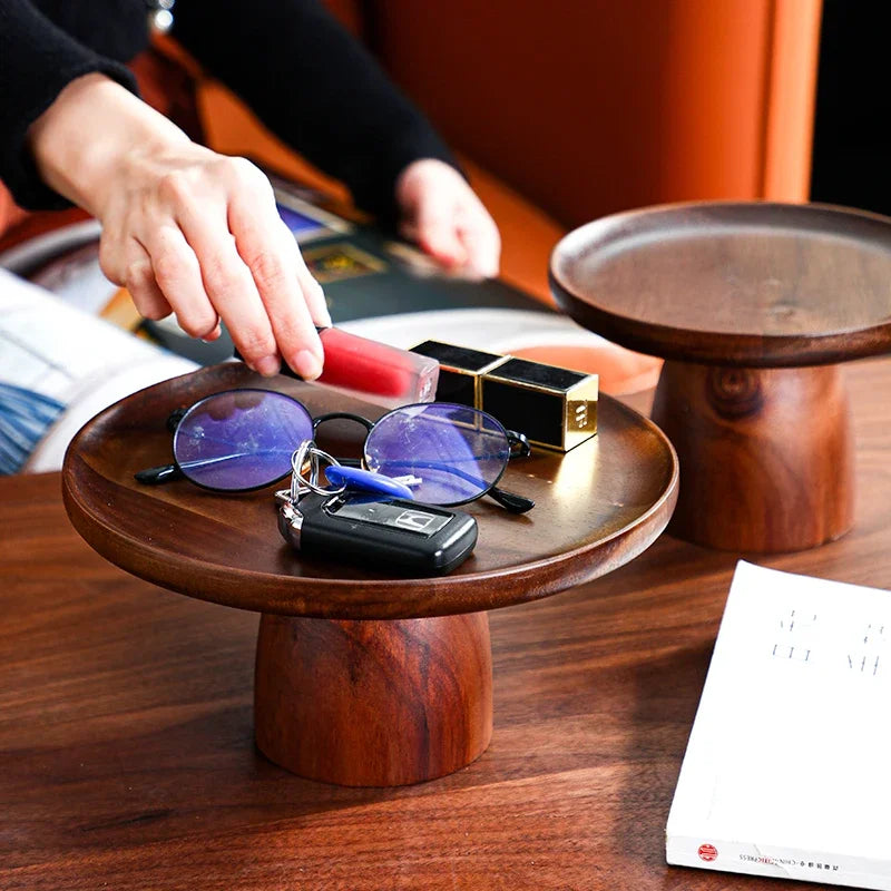 Acacia Wood Stand - Elegant, Durable Display for Home or Office